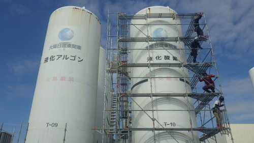 【現場レポート】タンク塗装工事_d0176793_09150547.jpg