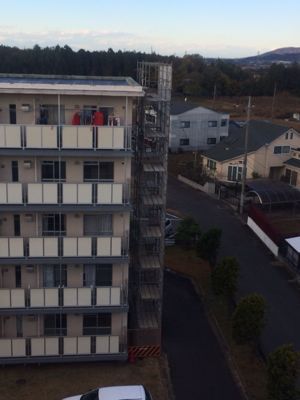 雇用促進住宅 屋上防水改修工事_d0176793_1441878.jpg