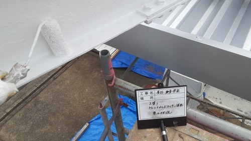 【現場レポート】給油所鉄骨塗装工事_d0176793_16282466.jpg