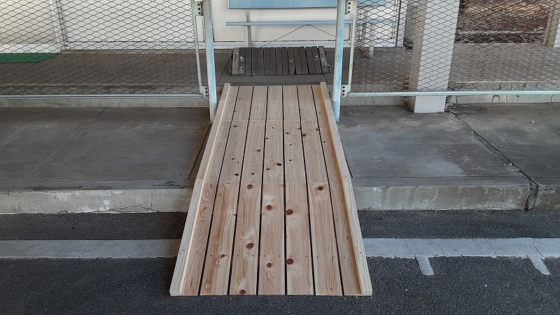 【現場レポート】車いす用スロープ作成_d0176793_16334834.jpg
