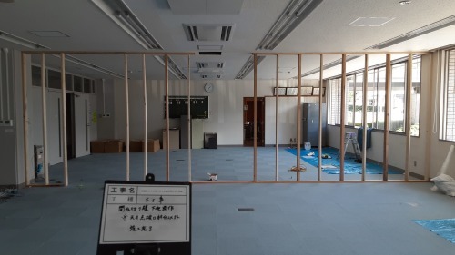 【現場レポート】会議室間仕切り修繕_d0176793_17303735.jpg