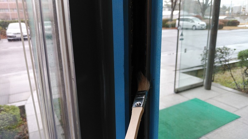【現場レポート】玄関シーリング取替_d0176793_17551468.jpg