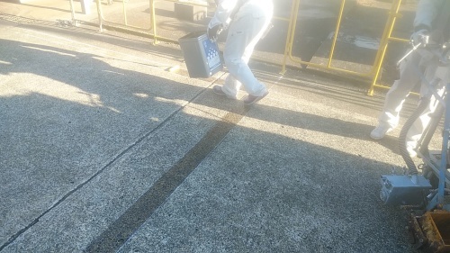 路面線引き作業_d0176793_18034438.jpg