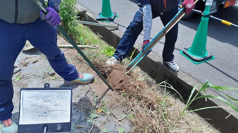 【土木】公園フェンスの更新!!part1_d0176793_18091682.jpg