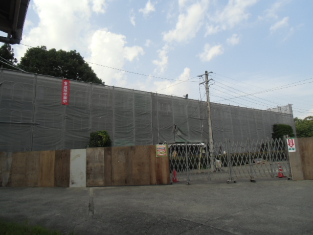 【現場レポート】　大子清流高校農業管理実習室棟耐震補強工事_d0176793_1811128.jpg