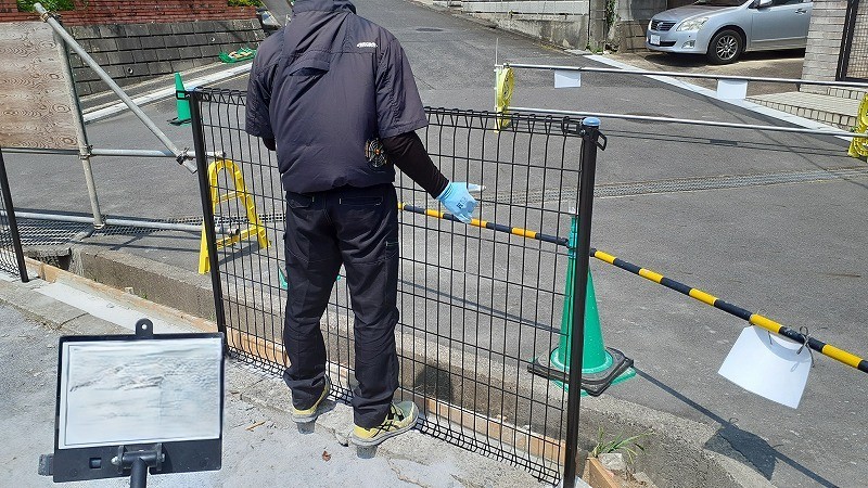 【土木】公園フェンスの更新!!part1_d0176793_18120880.jpg