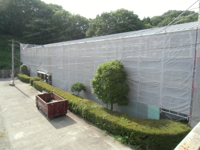 【現場レポート】　大子清流高校農業管理実習室棟耐震補強工事_d0176793_1883016.jpg