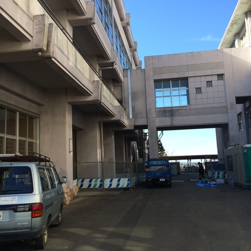 【現場レポート】 那珂湊高校体育館天井材撤去工事@ひたちなか市_d0176793_19271675.jpg