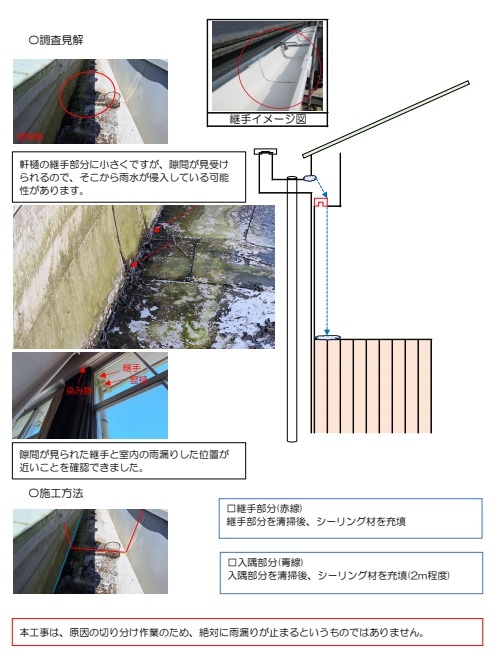 【現場レポート】雨漏り時の対応について_d0176793_19283363.jpg