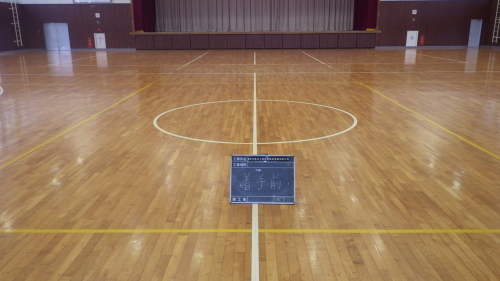 【現場レポート】高校体育館床研磨改修工事_d0176793_20204575.jpg