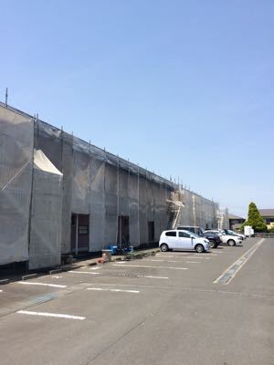 【現場レポート】  アパート2棟屋根・外壁塗装@ひたちなか市_d0176793_9315896.jpg